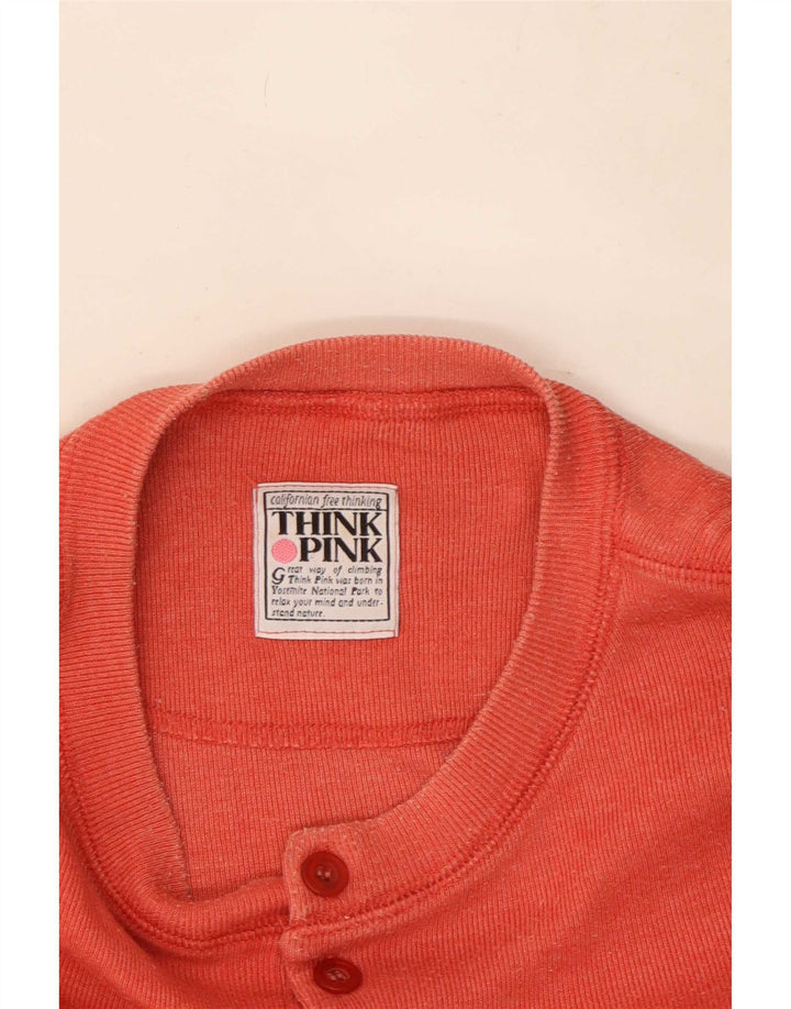 Think Pink muška majica dugih rukava XL crvena