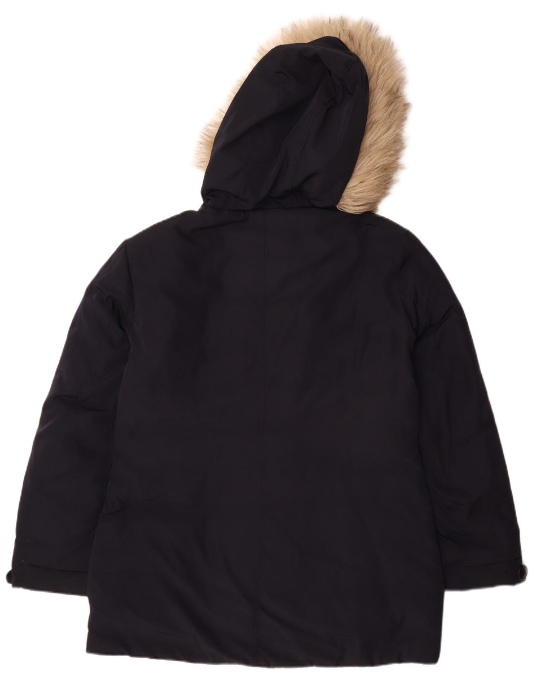 Mistral ženski podstavljeni kaput s kapuljačom UK 16 Veliki tamnoplavi poliester