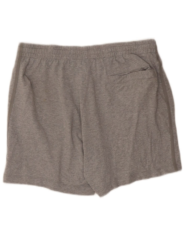 Nike Mens Sport Shorts Large Grey Flected Cotton