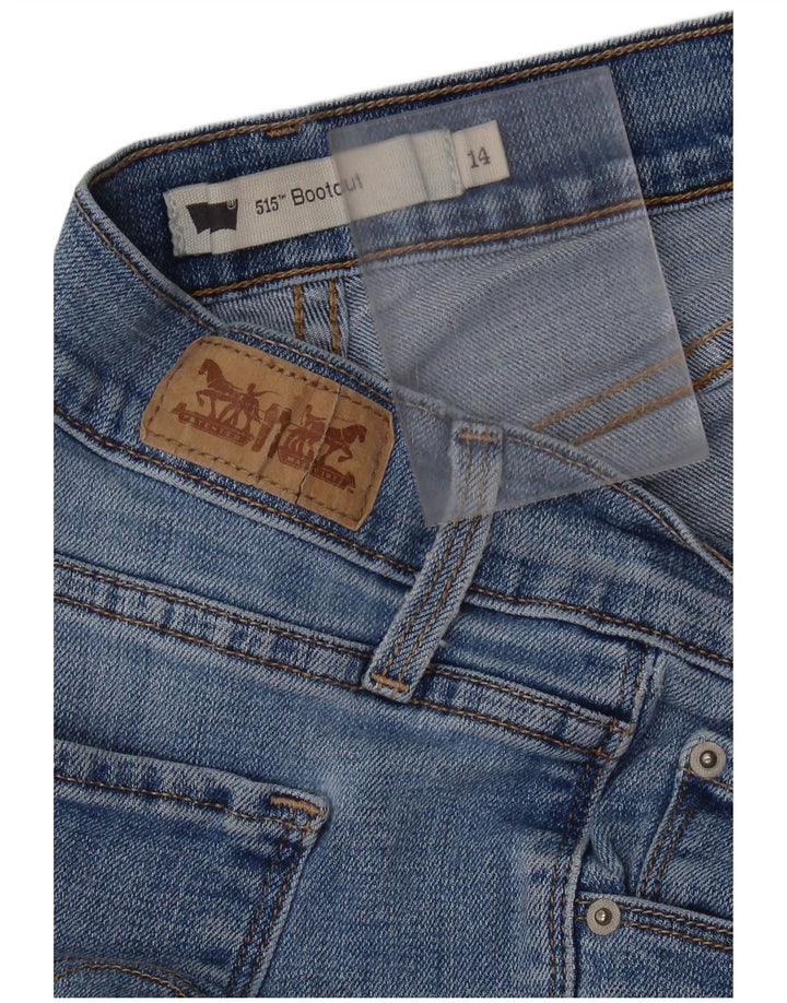 LEVI'S ženske 515 Bootcut traperice US 14 XL W34 L31 Plava