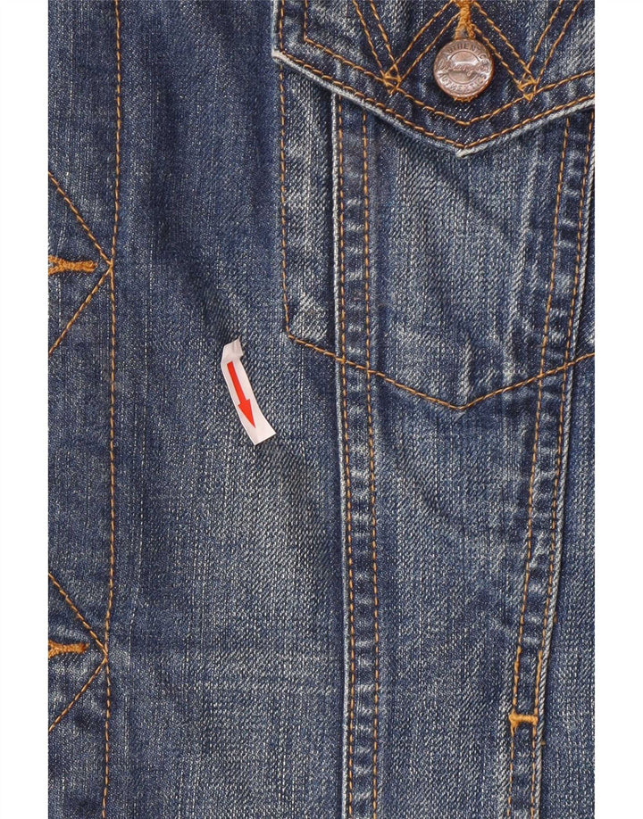 Wrangler muška traper traper jakna UK 40 Large Blue Cotton