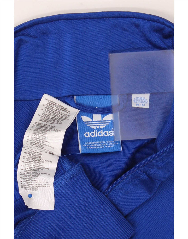 Adidas muška trenirka gornja jakna srednje plavi poliester