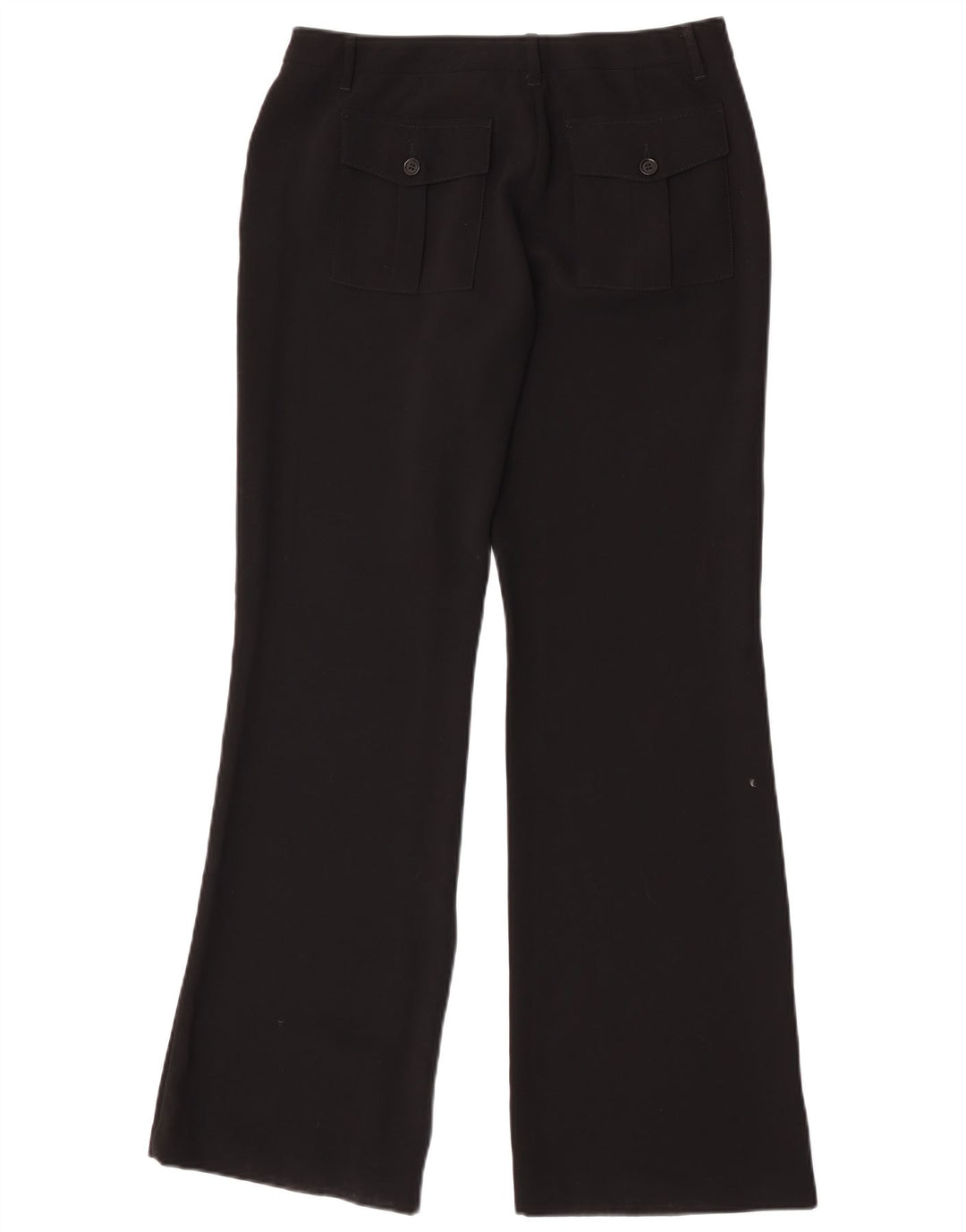 Benetton ženske chino hlače s bootcut IT 44 srednje W28 L32 crni poliester