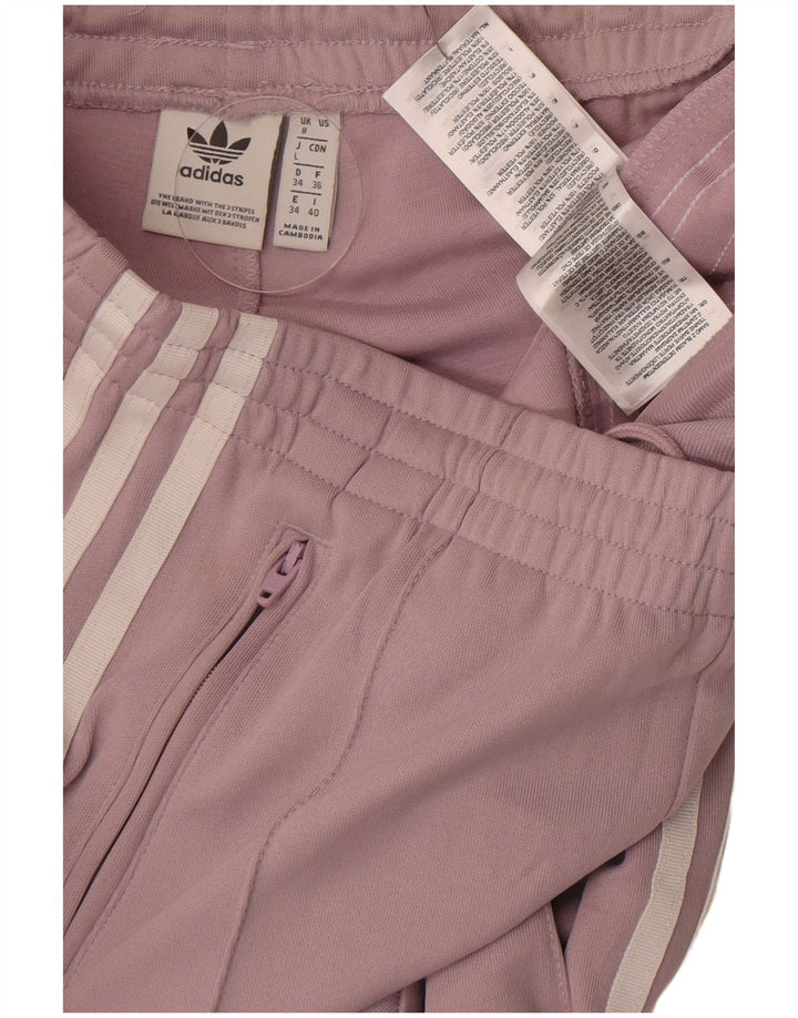 Adidas ženske hlače za trenirku UK 8 male ljubičaste poliesterske