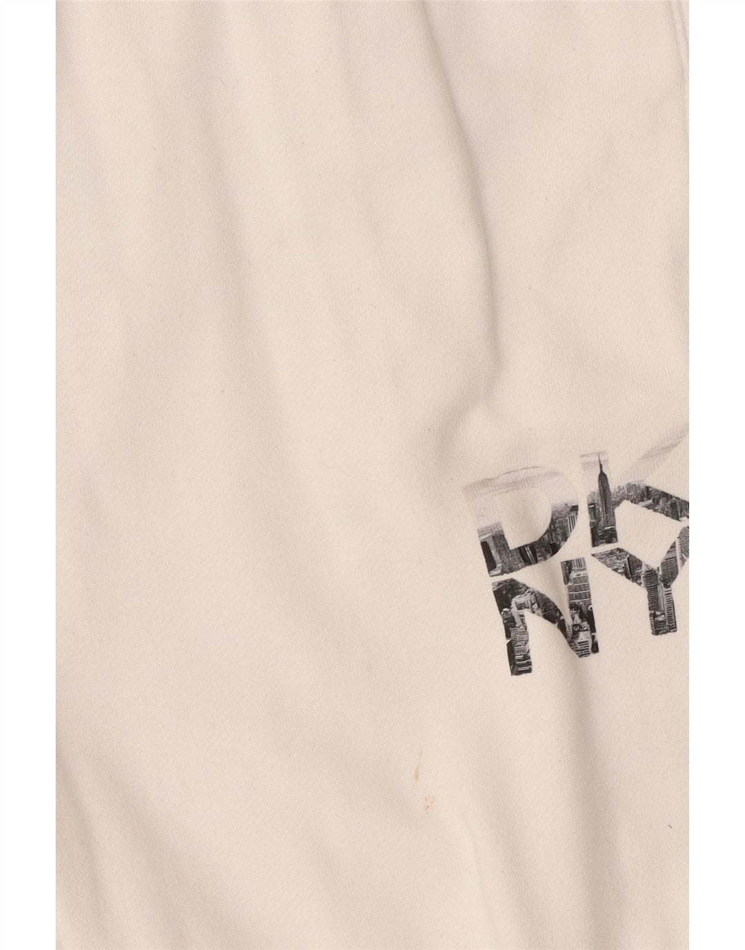 DKNY Ženska trenirka s grafičkim motivima Joggers UK 14 Srednje bijeli pamuk