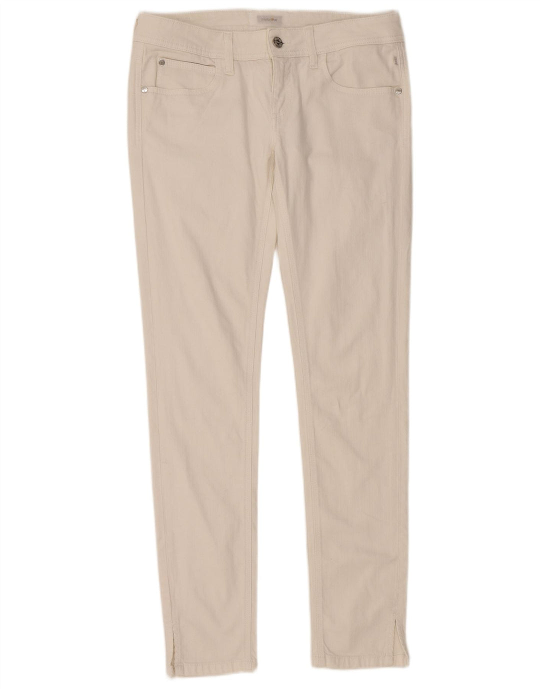 MELTIN' POT Ženske uske traperice W29 L32 Bijeli pamuk