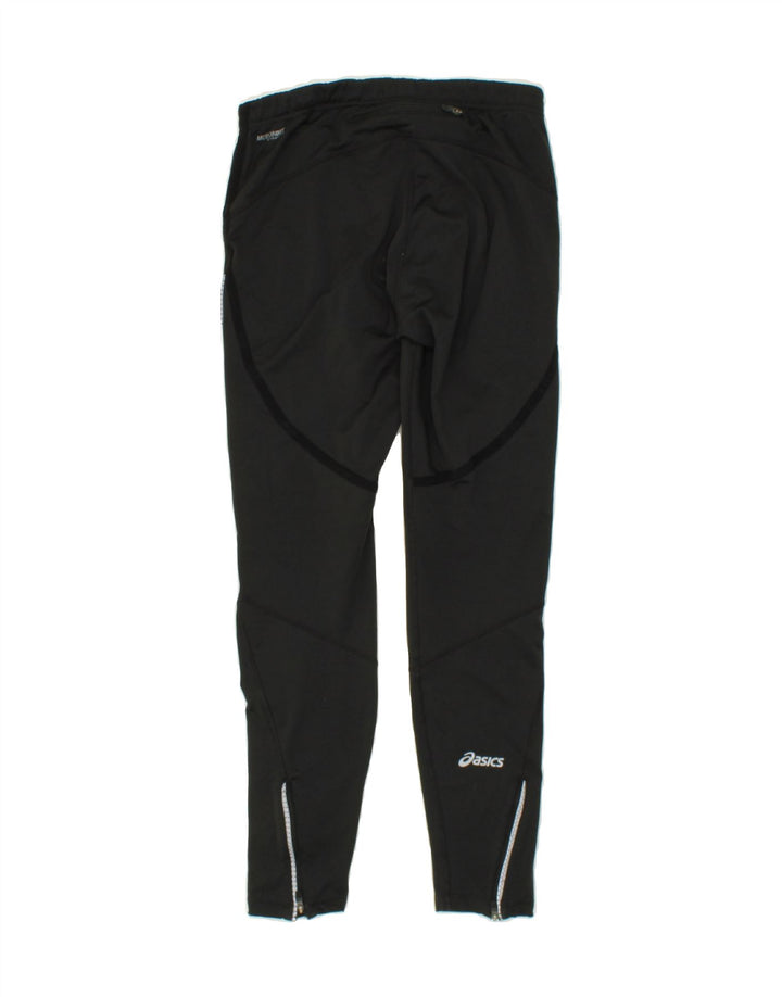 ASICS Womens Leggings UK 12 Medium Black Vintage Asics and Second-Hand Asics from Messina Hembry 