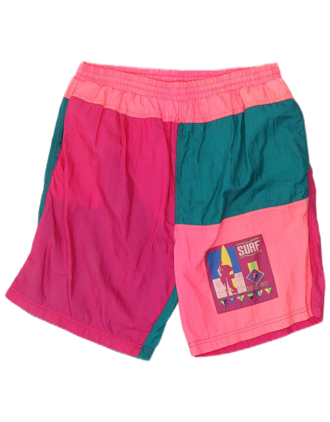 Vintage muški kupaći kostim XL od ružičastog poliamida