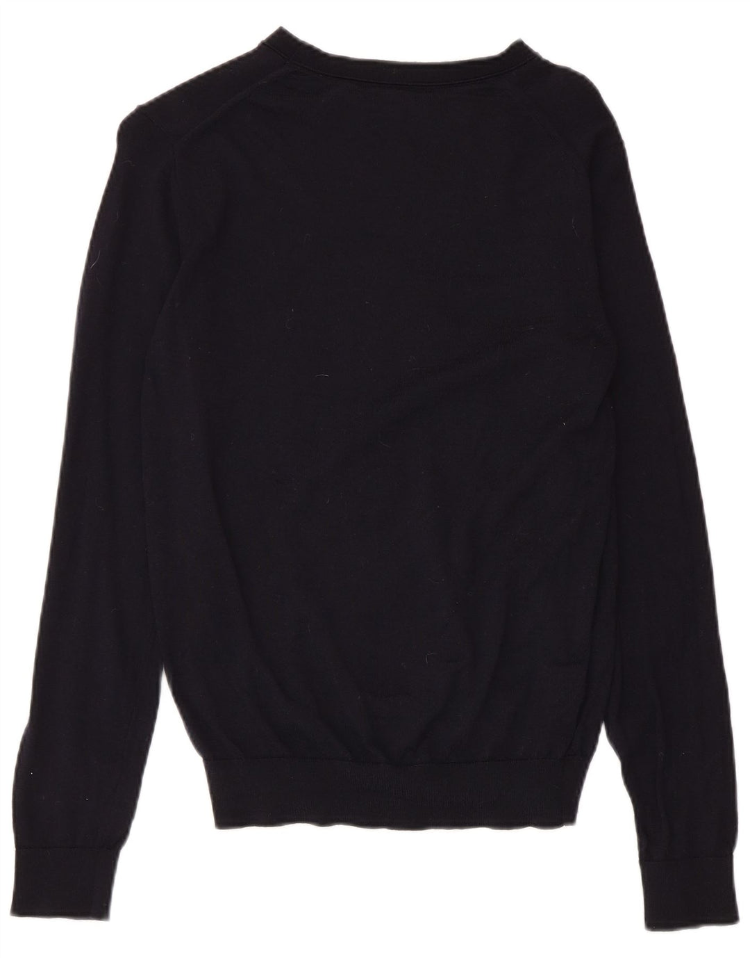 REISS ženski džemper s veznim izrezom UK 12 Srednje tamnoplava vuna