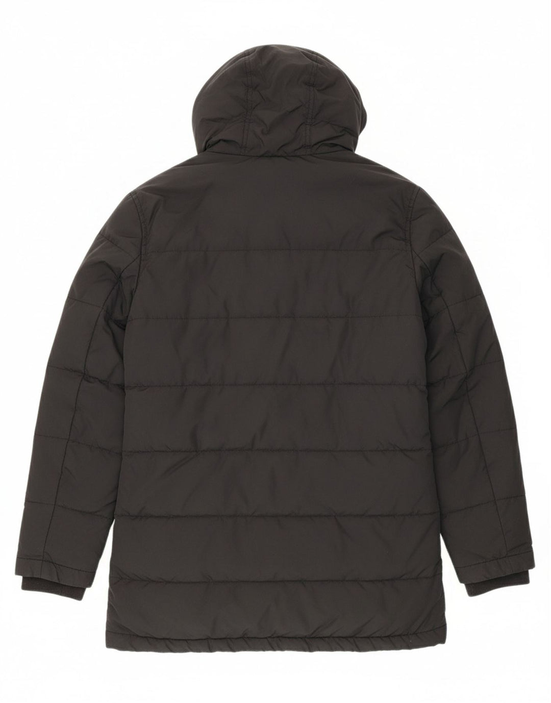 JACK WILLS Womens Hooded Padded Coat UK 8 Small Black Polyester Vintage Jack Wills and Second-Hand Jack Wills from Messina Hembry 