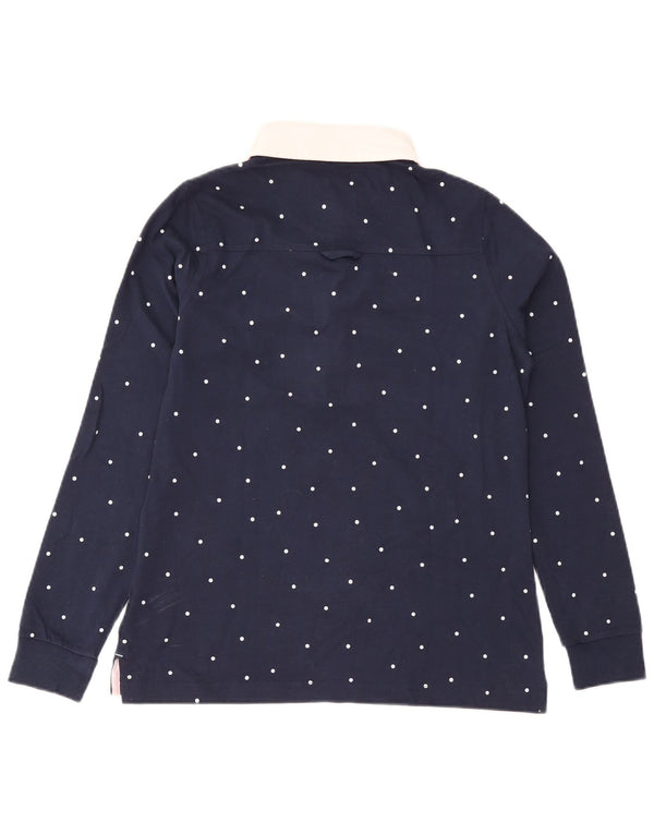 Crew Clothing Ženska polo majica za ragbi UK 14 velika tamnoplava točkasta