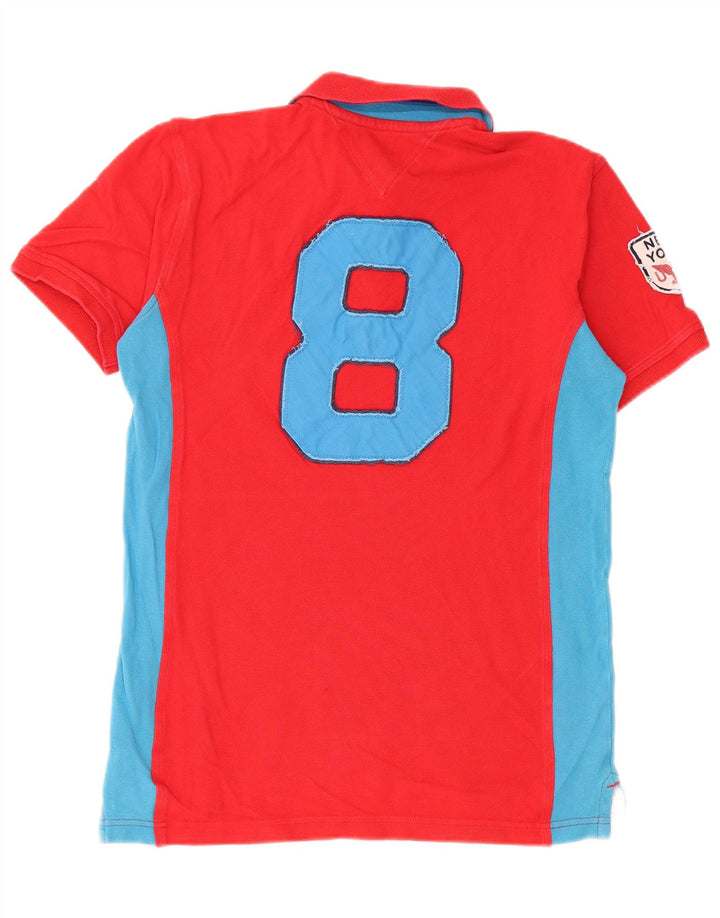 TOMMY HILFIGER Polo majica s grafičkim motivima za dječake 15-16 godina XL Red Colourblock