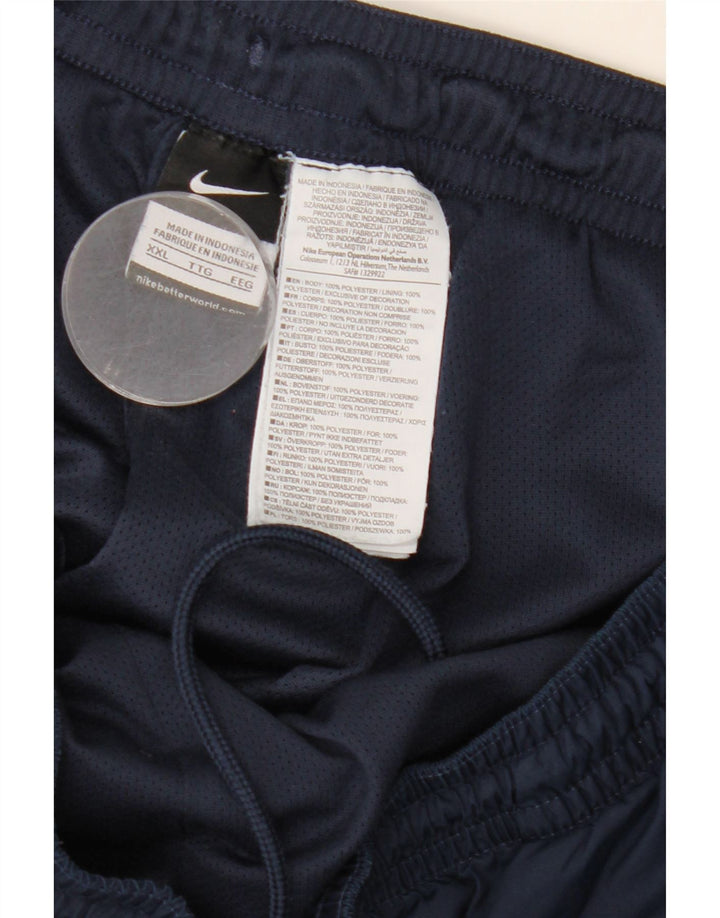 Nike muške trenirke hlače joggers 2XL tamnoplavi poliester