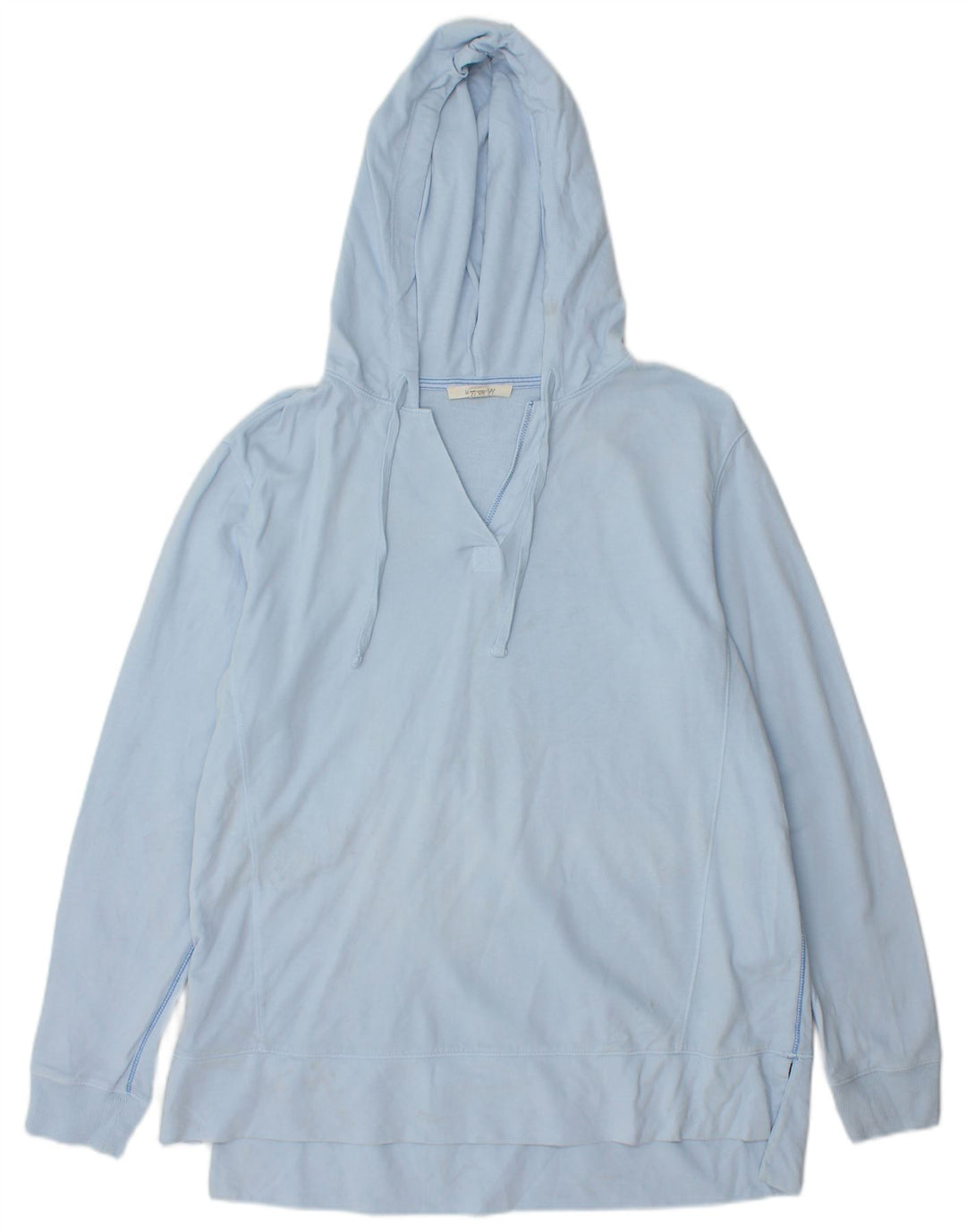 WHITE STUFF Ženska majica s kapuljačom UK 12 Srednje plavi pamuk