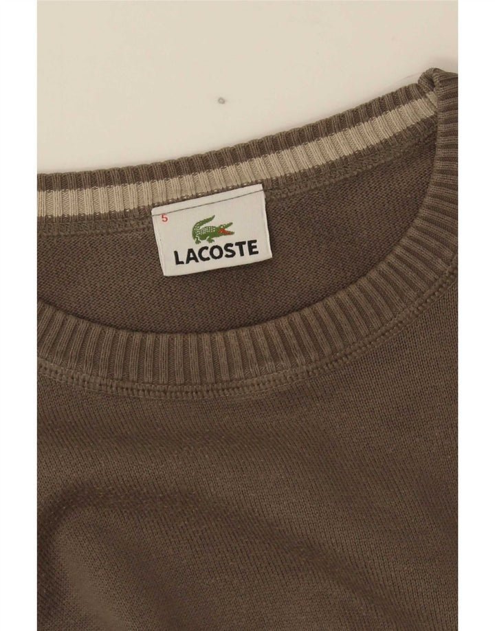 Lacoste muški džemper s okruglim izrezom, veličina 5, veliki kaki
