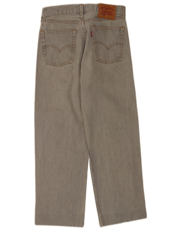 Levi's sužene traperice visokog struka za djevojčice 15-16 godina W28 L26 sivi pamuk