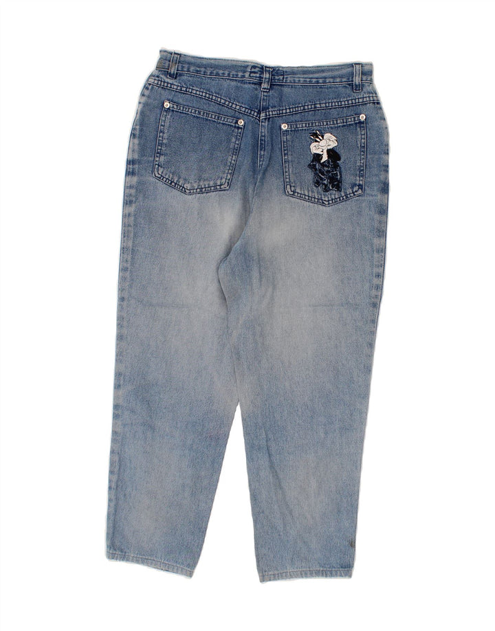 ICEBERG Womens Cropped Jeans IT 46 Large W30 L24 Blue Vintage Iceberg and Second-Hand Iceberg from Messina Hembry 