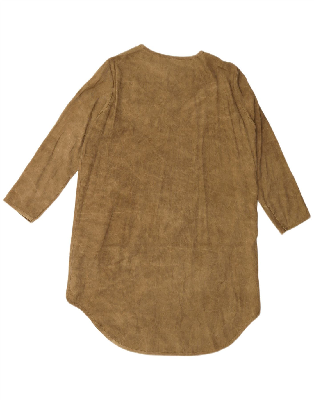 ZARA ženska haljina košulja UK 14 Srednje zeleni liocel