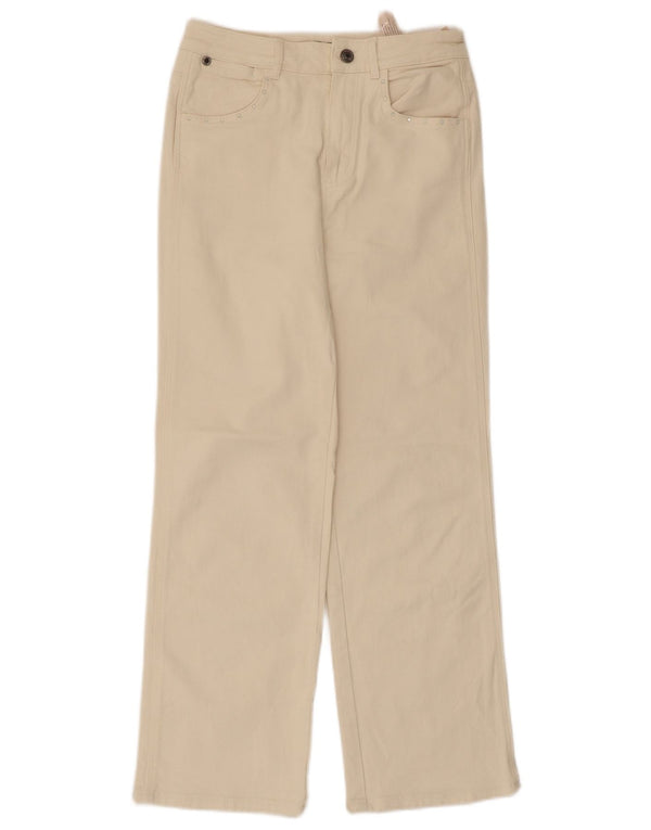 Ženske ravne ležerne hlače Massimo Dutti EU 34 2XS W24 L26 Bež