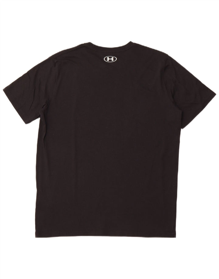 UNDER ARMOUR Muška majica s grafičkim motivima XL, crni pamuk