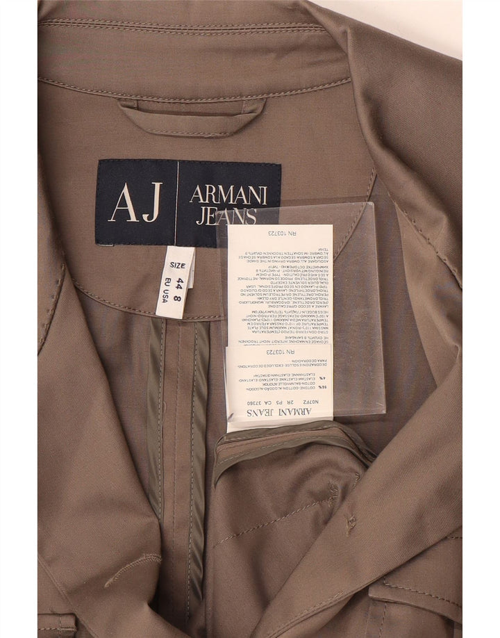 Armani Jeans Ženska jakna s 3 gumba EU 44 XL smeđi pamuk