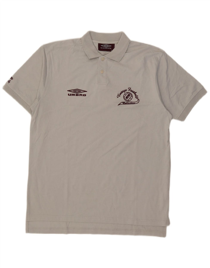 Umbro muška grafička polo majica XL sivi pamuk