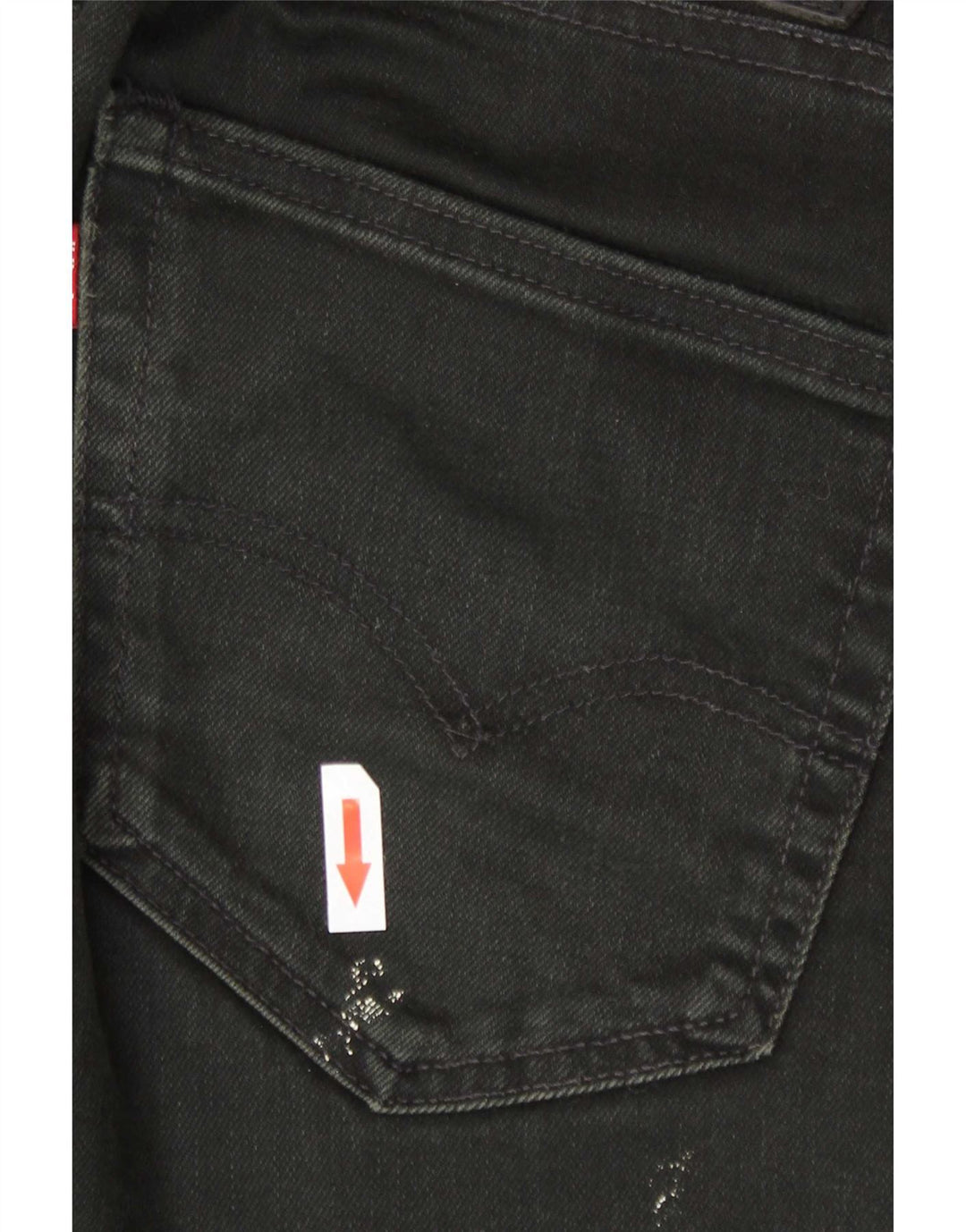 Levi's muške uske traperice W34 L34 crni pamuk