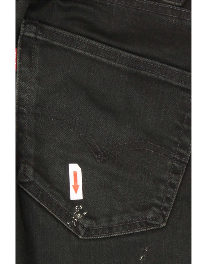 Levi's muške uske traperice W34 L34 crni pamuk