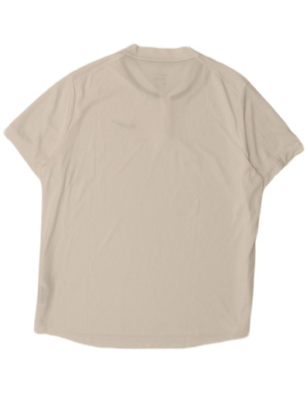 NIKE muška majica Dri Fit standardnog kroja XL bijeli poliester