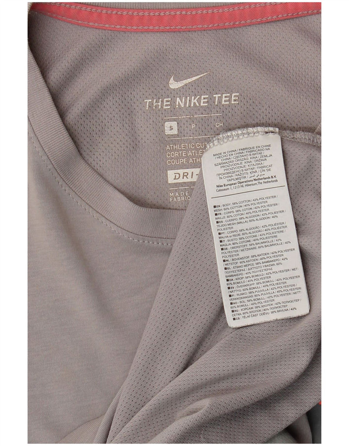 Nike muška Dri Fit majica s dugim rukavima, mali sivi pamuk