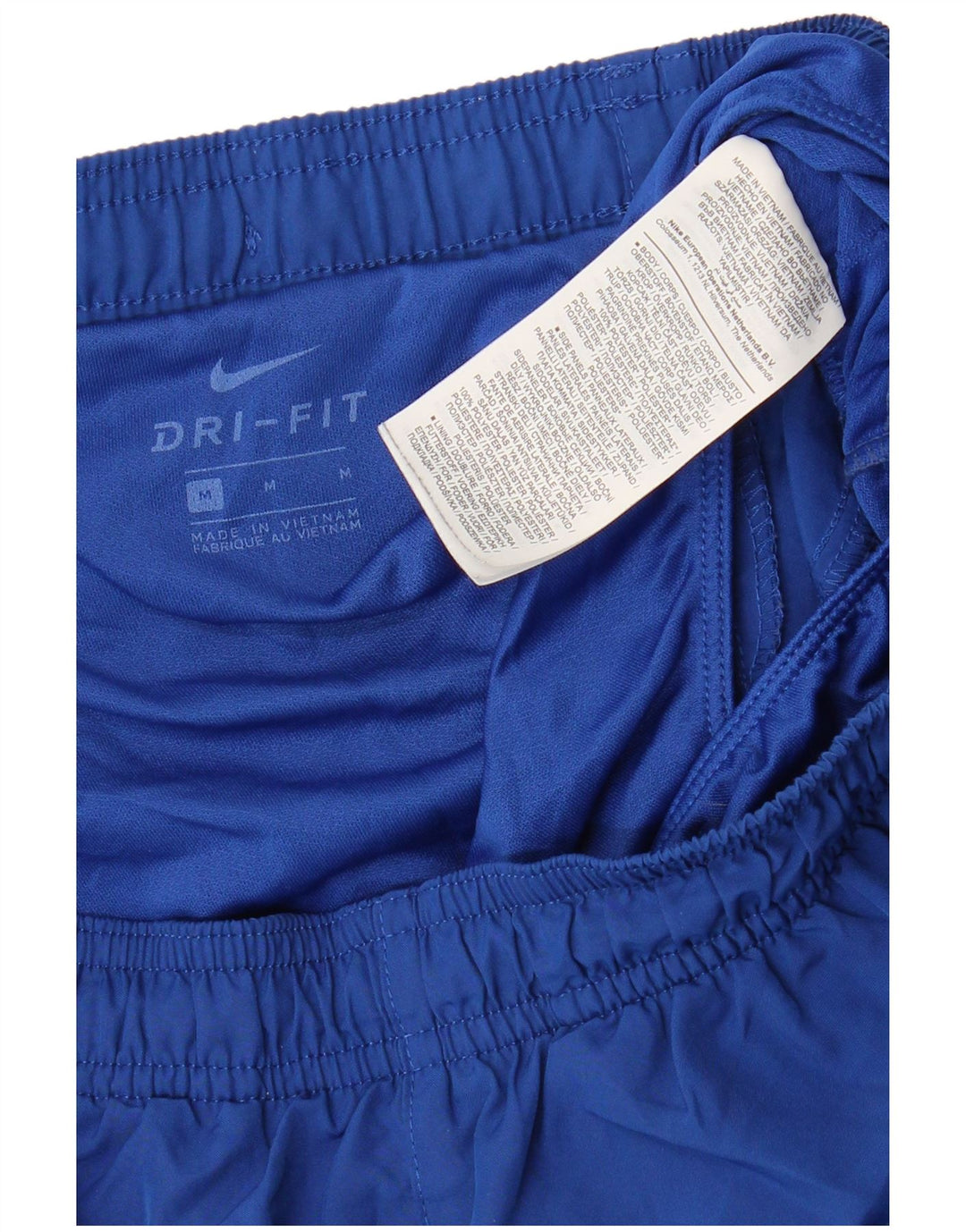 NIKE muške Dri Fit grafičke sportske kratke hlače srednje plave boje od poliestera