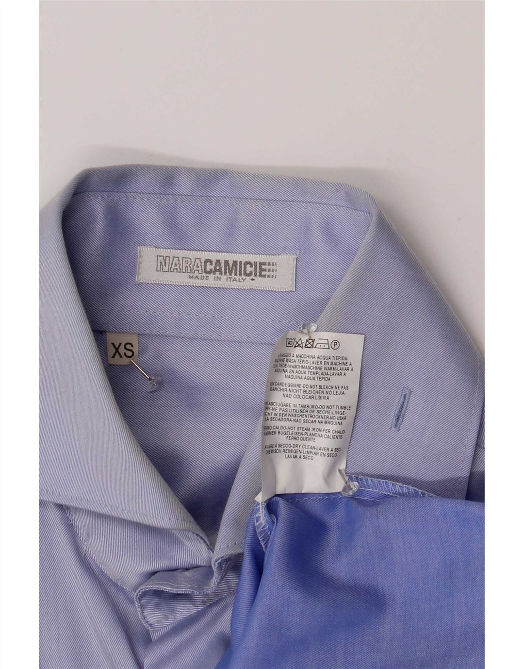 Naracamicie muška košulja XS Blue Cotton Classic