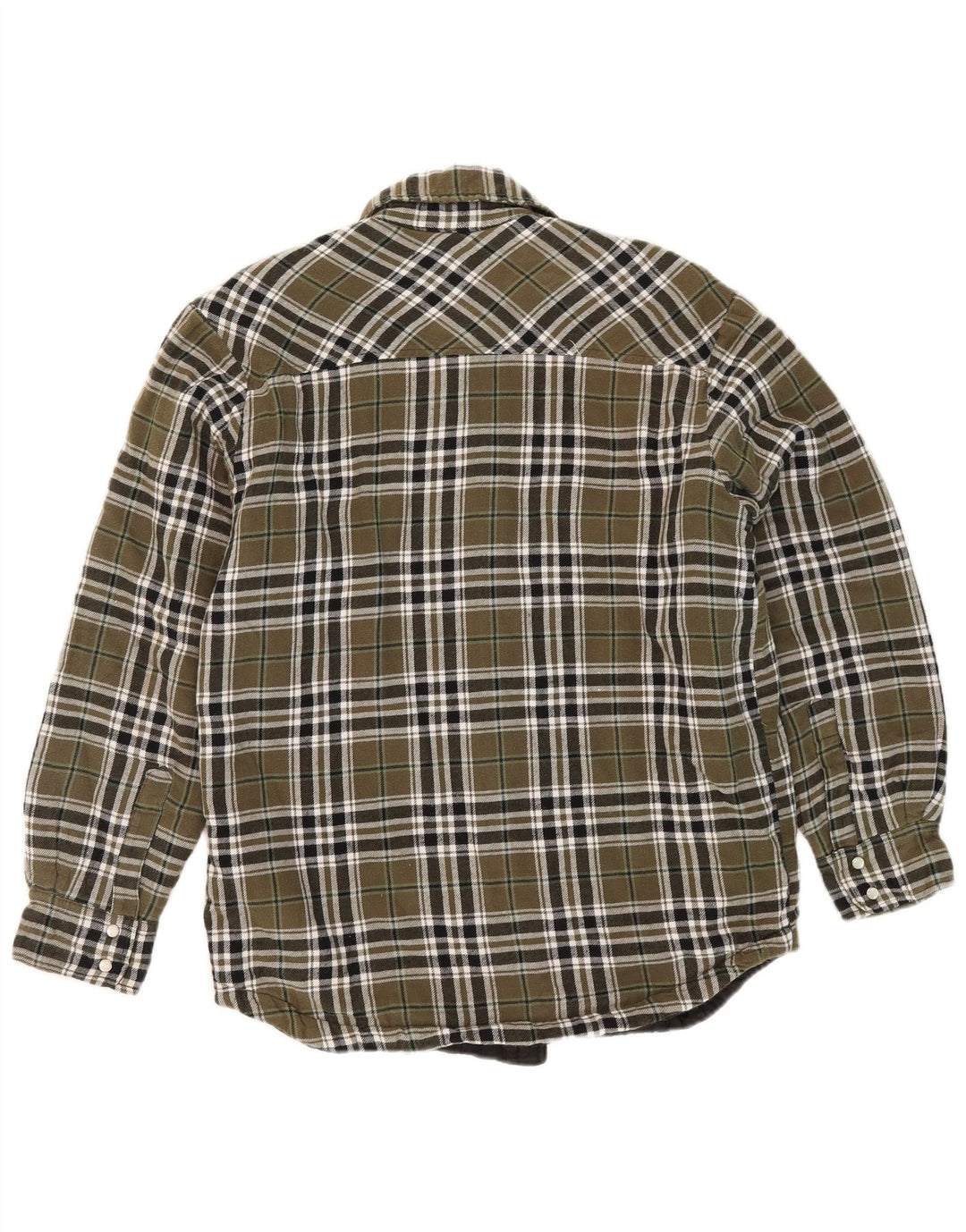 Muška flanelska košulja Dickies Drvosječe, pamuk s malim kaki kariramom