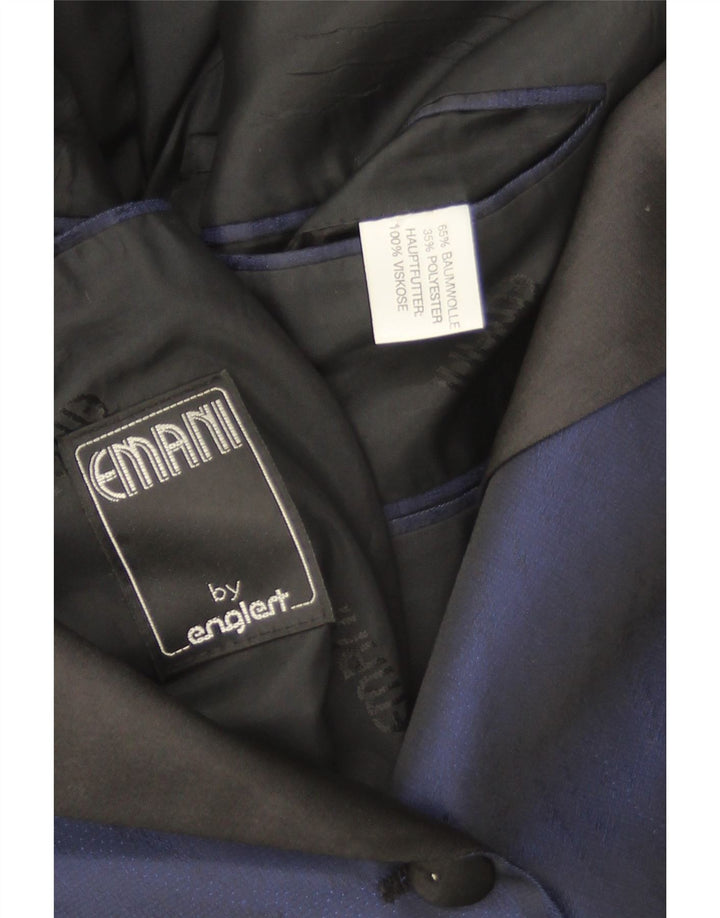 Ženska jakna s 1 gumbom UK 16 Veliki tamnoplavi pamuk