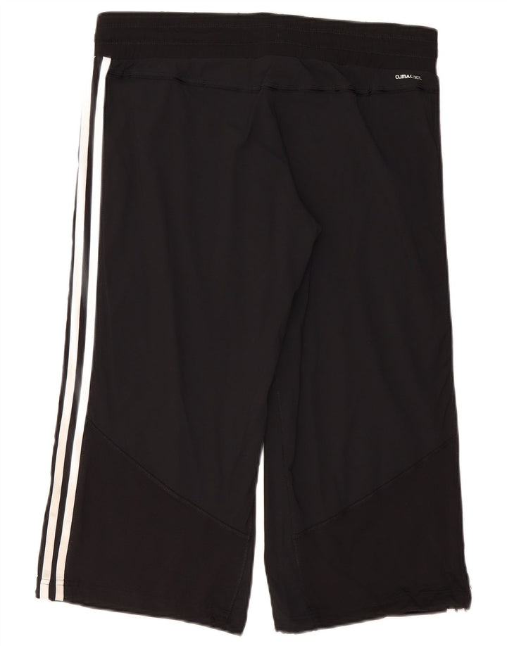 ADIDAS Ženske Climacool Capri Trenirke Hlače UK 12 srednje crne