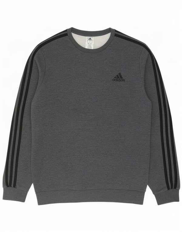 Adidas muška majica s kratkim rukavima Veliki sivi pamuk