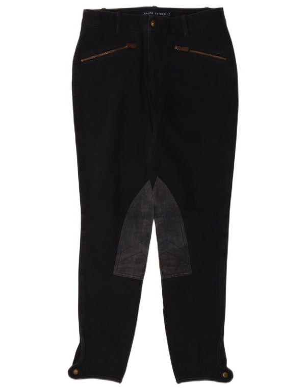 Ralph Lauren Womens Slim Casual Trousers US 4 Small W28 L27 Navy Blue