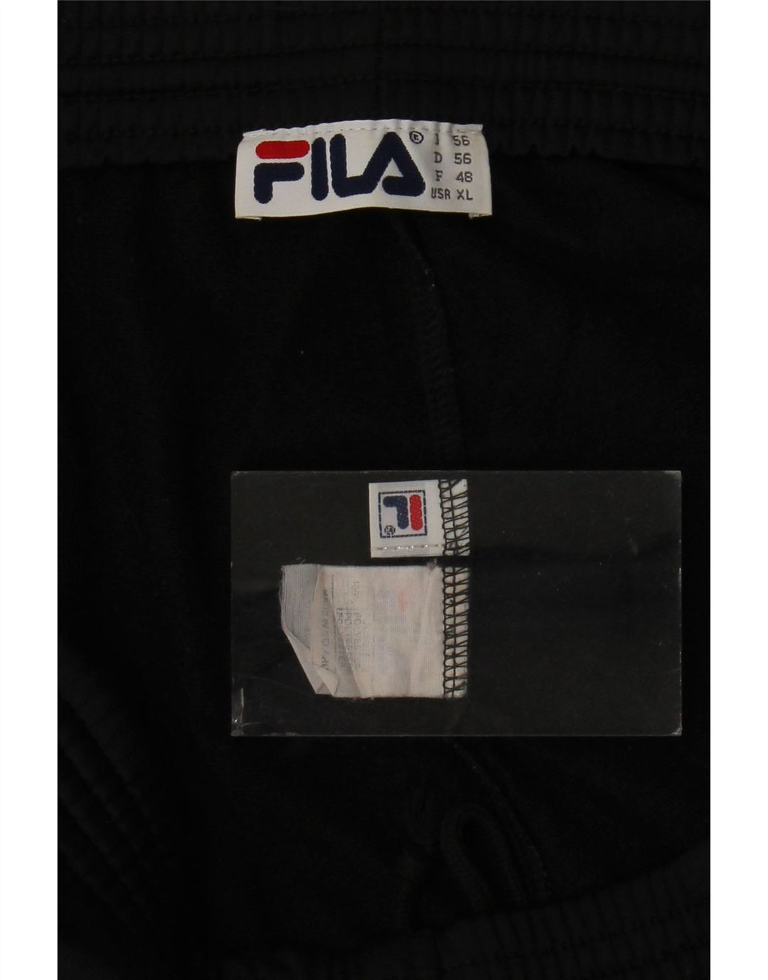 Fila muške trenirke hlače XL crni poliester