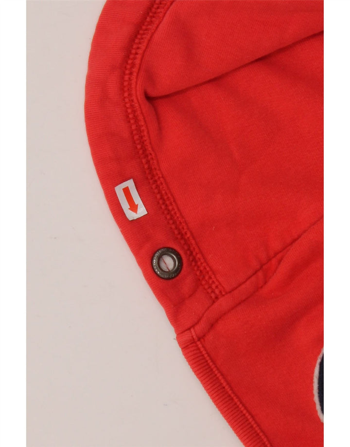 ABERCROMBIE & FITCH Ženska majica s kapuljačom s patentnim zatvaračem UK 16 Velika crvena