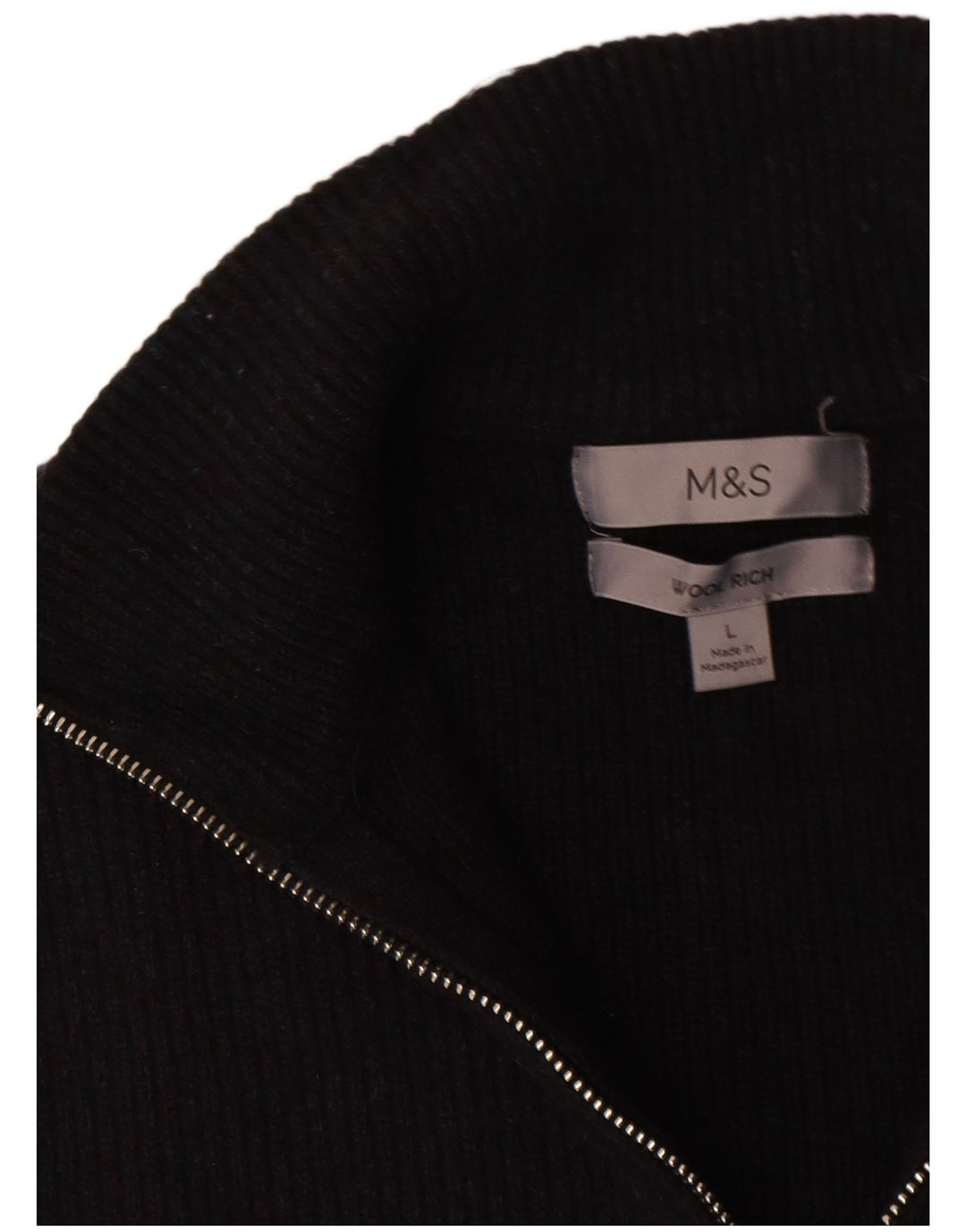 Marks & Spencer muški kardigan pulover veliki tamnoplavi vuneni