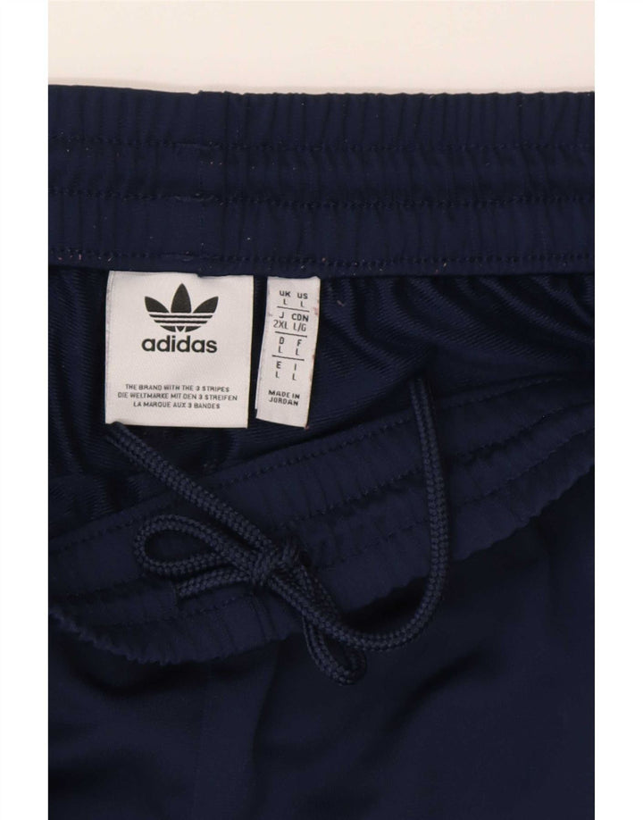 Adidas muške hlače za trenirku, velike tamnoplave poliesterske hlače