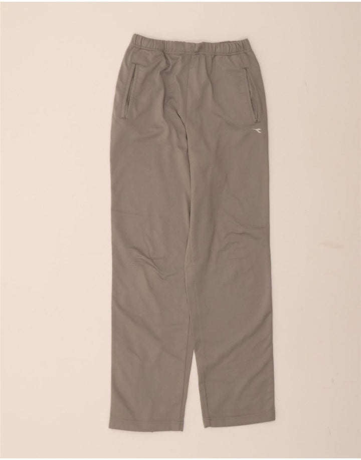 DIADORA Womens Tracksuit Trousers UK 8 Small Grey Polyester Vintage Diadora and Second-Hand Diadora from Messina Hembry 