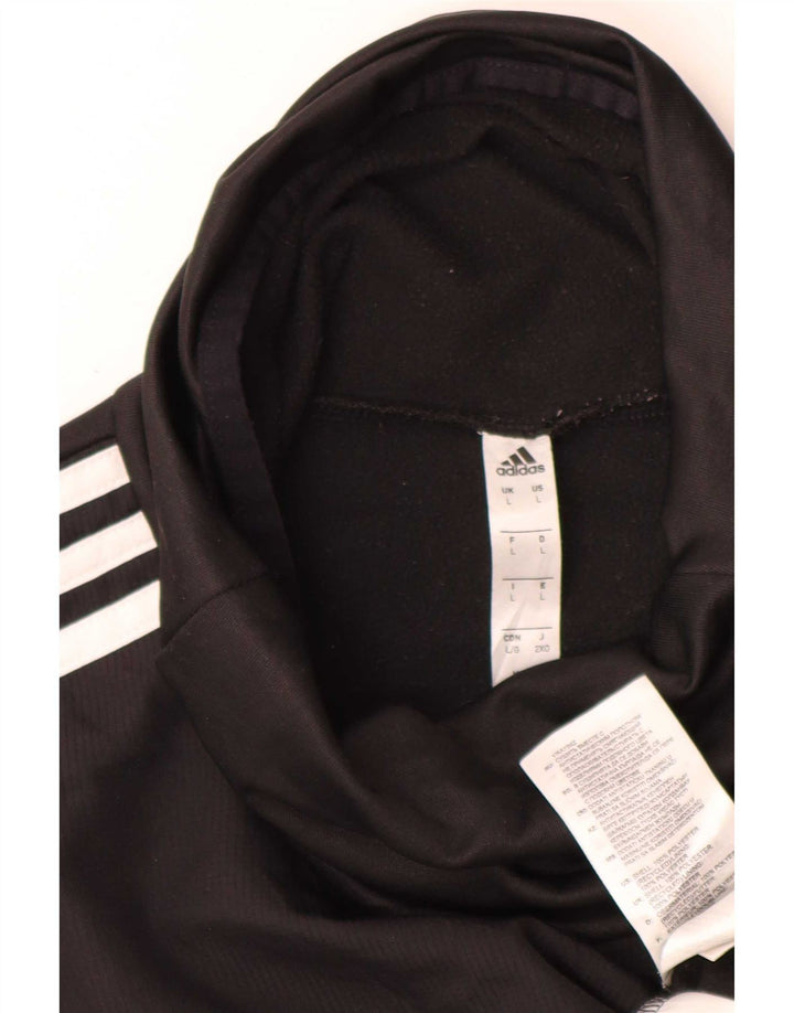 Adidas Climawarm muška majica s dugim rukavima i dugim rukavima, veliki crni poliester
