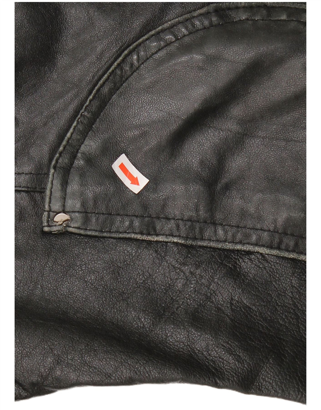 MOTIVI ženska kožna jakna UK 14 srednje crna