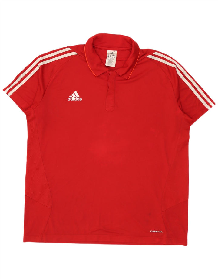 Adidas muška Climacool polo majica IT 50/52 2XL crvena poliesterska boja