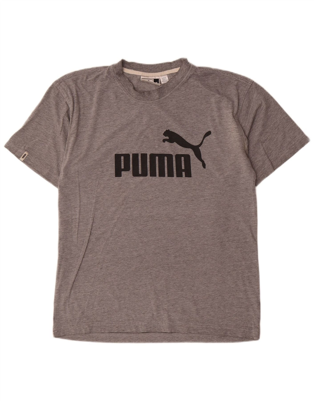 Puma muška majica kratkih rukava srednje siva s pjegama
