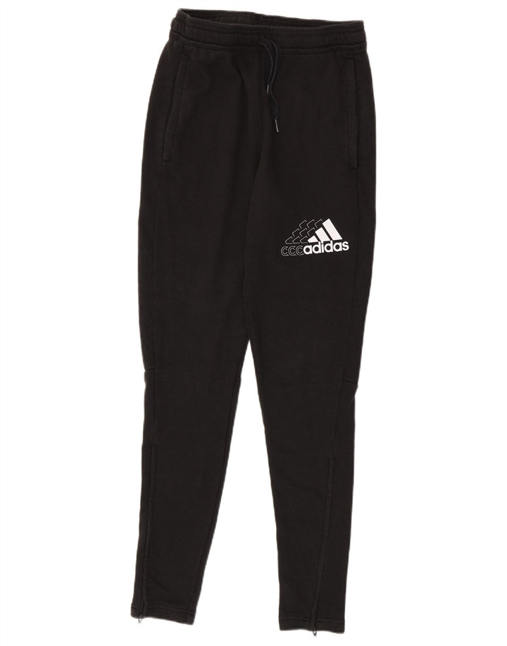 ADIDAS Muške trenirke Male crne pamučne hlače