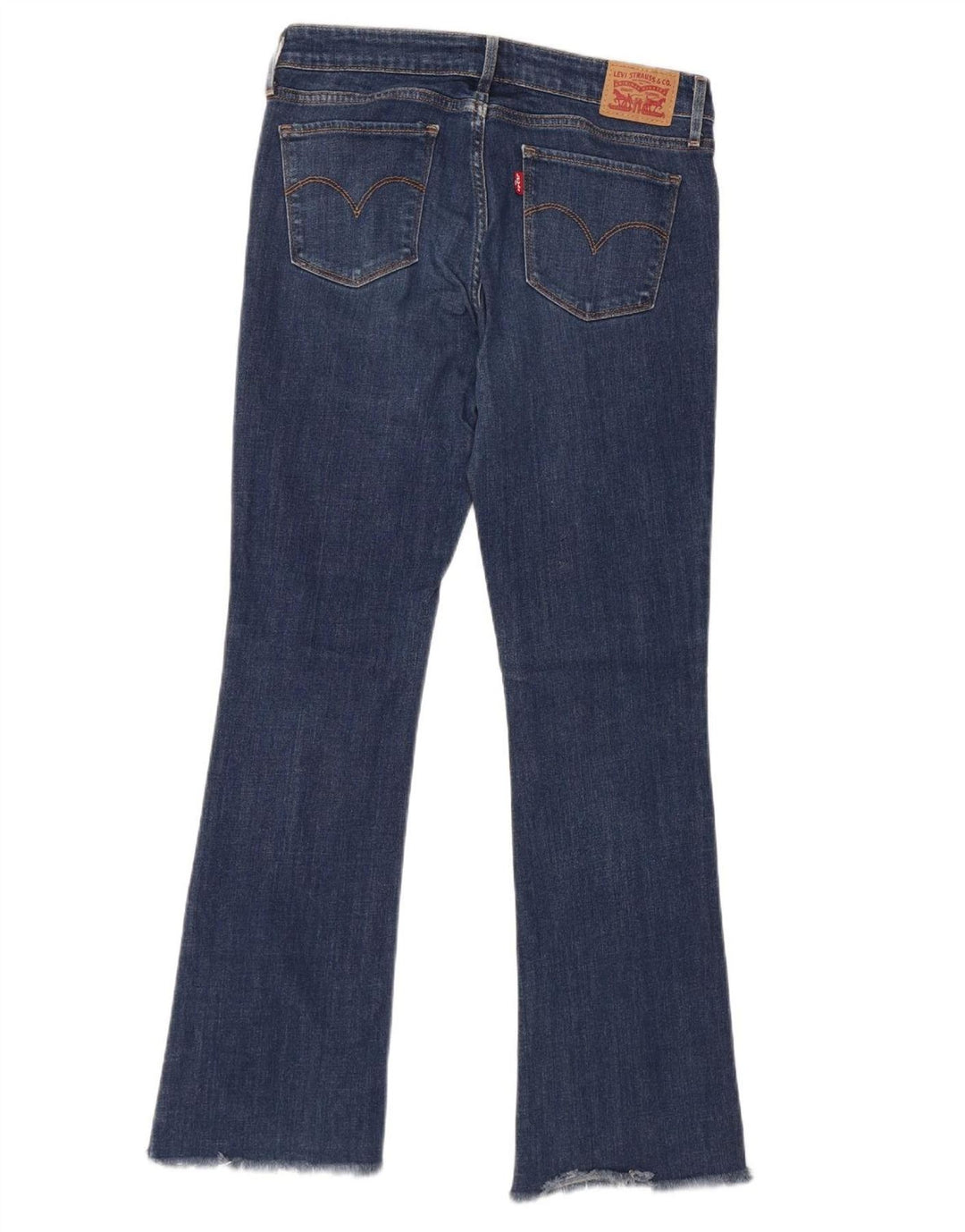 LEVI'S Ženske 715 Bootcut traperice W29 L29 Plavi pamuk