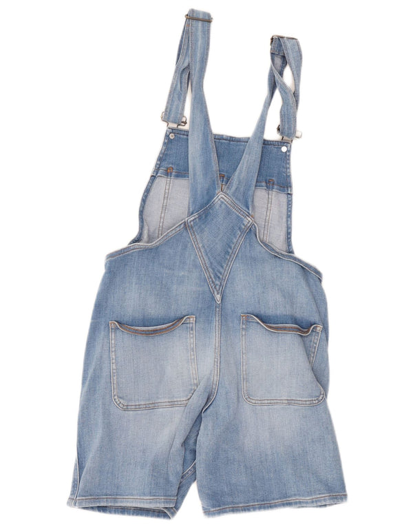 Fat Face ženske traper hlače Dungarees UK 10 male W30 plavi pamuk