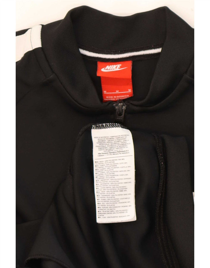 Nike muška gornja jakna trenirke srednje crne boje od poliestera